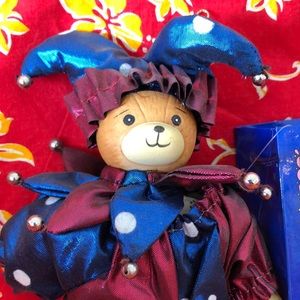 Porcelain faced, Clown 🤡, bear and bag to match